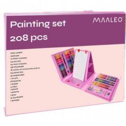 Painting set 208 pcs in a case Soodukas.Com