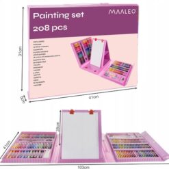 Painting set 208 pcs in a case Soodukas.Com