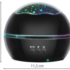 Night light with projector - black LP16857 – Soodukas.Com Night light with projector - black LP16857 Soodukas.Com