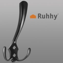 Black wall hanger - set of 5 Soodukas.Com