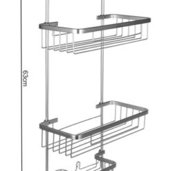 Hanging shower shelf - silver Soodukas.Com