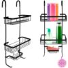 Hanging shower shelf - black Soodukas.Com