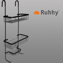 Hanging shower shelf - black – Soodukas.Com Hanging shower shelf - black Soodukas.Com