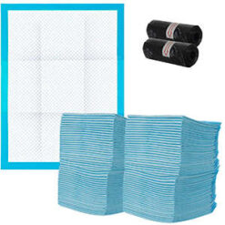 Absorbent hygienic pad - 100 pcs + bags – Soodukas.Com Absorbent hygienic pad - 100 pcs + bags Soodukas.Com