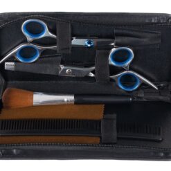 Hairdressing scissors 2 pcs + accessories Soodukas.Com