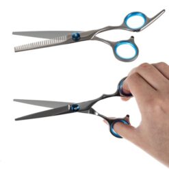 Hairdressing scissors 2 pcs + accessories Soodukas.Com