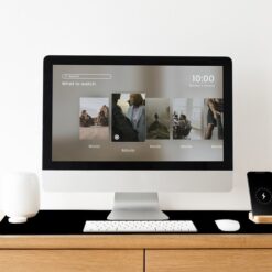 Mouse and keyboard pad - black P18625 Soodukas.Com