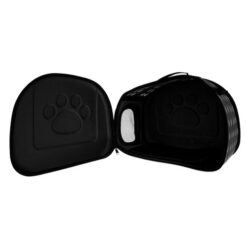 Carrier - bag for dog/cat - black Soodukas.Com