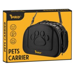 Carrier - bag for dog/cat - black Soodukas.Com