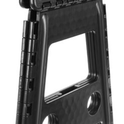 Folding stool black and white 39cm Soodukas.Com