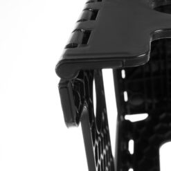 Folding stool black and white 39cm Soodukas.Com