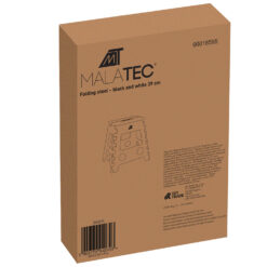 Folding stool black and white 39cm Soodukas.Com