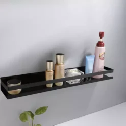 Bathroom shelf black Ruhhy 19188 Soodukas.Com