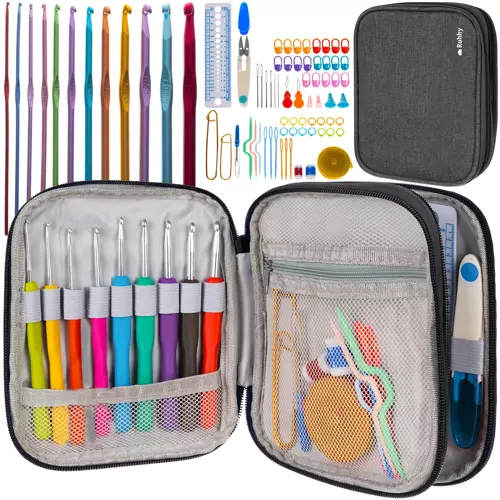 Set of 85 crochet hooks Ruhhy 19456 – Soodukas.Com Set of 85 crochet hooks Ruhhy 19456