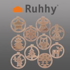 Puidust jõulukuulide komplekt Soodukas.Com