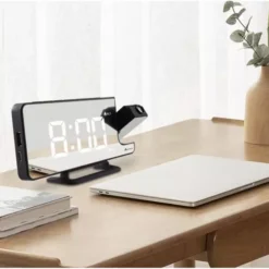 Projektoriga LED äratuskell peegliga Soodukas.Com