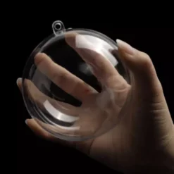 Läbipaistvad jõulukuulid 12 tk Soodukas.Com