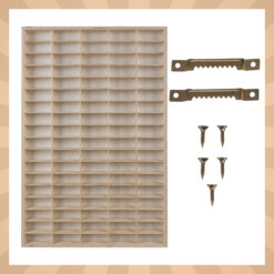 Puidust riiul mudelautodele Soodukas.Com