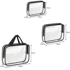 Läbipaistvad kosmeetikakotid 3tk – Soodukas.Com Läbipaistvad kosmeetikakotid 3tk Soodukas.Com