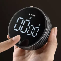 Alternative view of Digitaalne taimer-stopper magnetkinnituse ja LED ekraaniga 