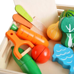 Puidust lõigatavad toiduained ja tarvikud – 34 osa Soodukas.Com