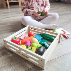 Puidust lõigatavad toiduained ja tarvikud – 34 osa Soodukas.Com