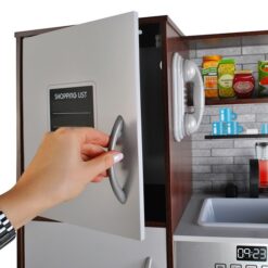 Puidust mänguköök LED-valgustuse ja tarvikuega Soodukas.Com