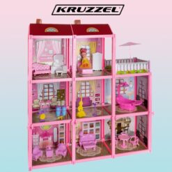Kruzzel Dollhouse 65 cm Soodukas.Com