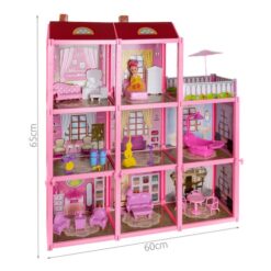 Kruzzel Dollhouse 65 cm Soodukas.Com