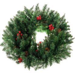 Christmas Wreath for Door Decorative Ornament Ornament 60cm Dense XXL – Soodukas.Com Christmas Wreath for Door Decorative Ornament Ornament 60cm Dense XXL Soodukas.Com