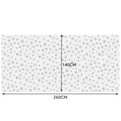 Jõululine laudlina lumehelvestega Soodukas.Com