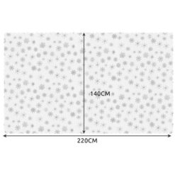 Jõululine laudlina hõbehelvestega Soodukas.Com