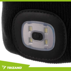 Winter hat with flashlight - black Trizand 22663 Soodukas.Com