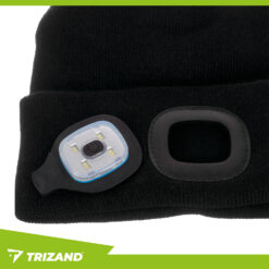 Winter hat with flashlight - black Trizand 22663 Soodukas.Com