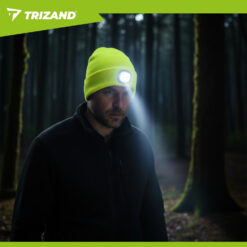 Winter hat with flashlight - yellow Trizand 22664 Soodukas.Com
