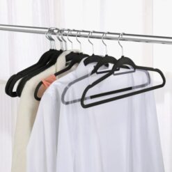 Clothes hanger 20pcs - black Ruhhy 22536 Soodukas.Com