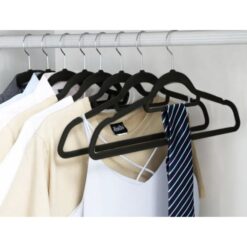 Clothes hanger 20pcs - black Ruhhy 22536 Soodukas.Com