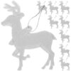 Christmas tree baubles - reindeer 9pcs Ruhhy 22517 Soodukas.Com