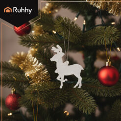 Christmas tree baubles - reindeer 9pcs Ruhhy 22517 Soodukas.Com