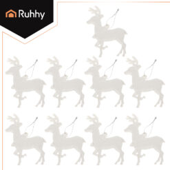 Christmas tree baubles - reindeer 9pcs Ruhhy 22517 Soodukas.Com