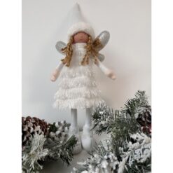Fairy - Christmas figurine white Ruhhy 22342 Soodukas.Com