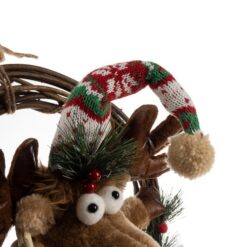 Christmas wreath for door - reindeer Ruhhy 22316 – Soodukas.Com Christmas wreath for door - reindeer Ruhhy 22316 Soodukas.Com