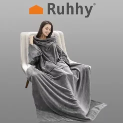 Light gray sweatshirt and bathrobe Ruhhy 22649 Soodukas.Com