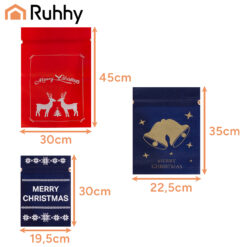 Christmas bags - set of 8 Ruhhy 22251 Soodukas.Com