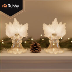 Transparent baubles - angels 6 pcs. Ruhhy 22497 Soodukas.Com