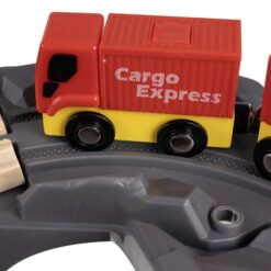 70-osaline puidust raudtee isesõitva rongiga Soodukas.Com