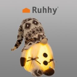 Standing gnome gray - LED light 23754 Soodukas.Com