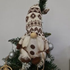 Standing gnome gray - LED light 23754 Soodukas.Com