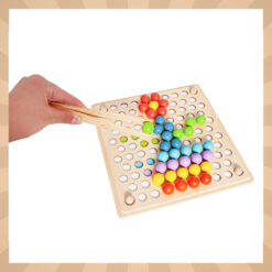 Värviline puidust mosaiikmäng Soodukas.Com