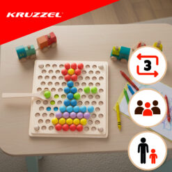 Värviline puidust mosaiikmäng Soodukas.Com